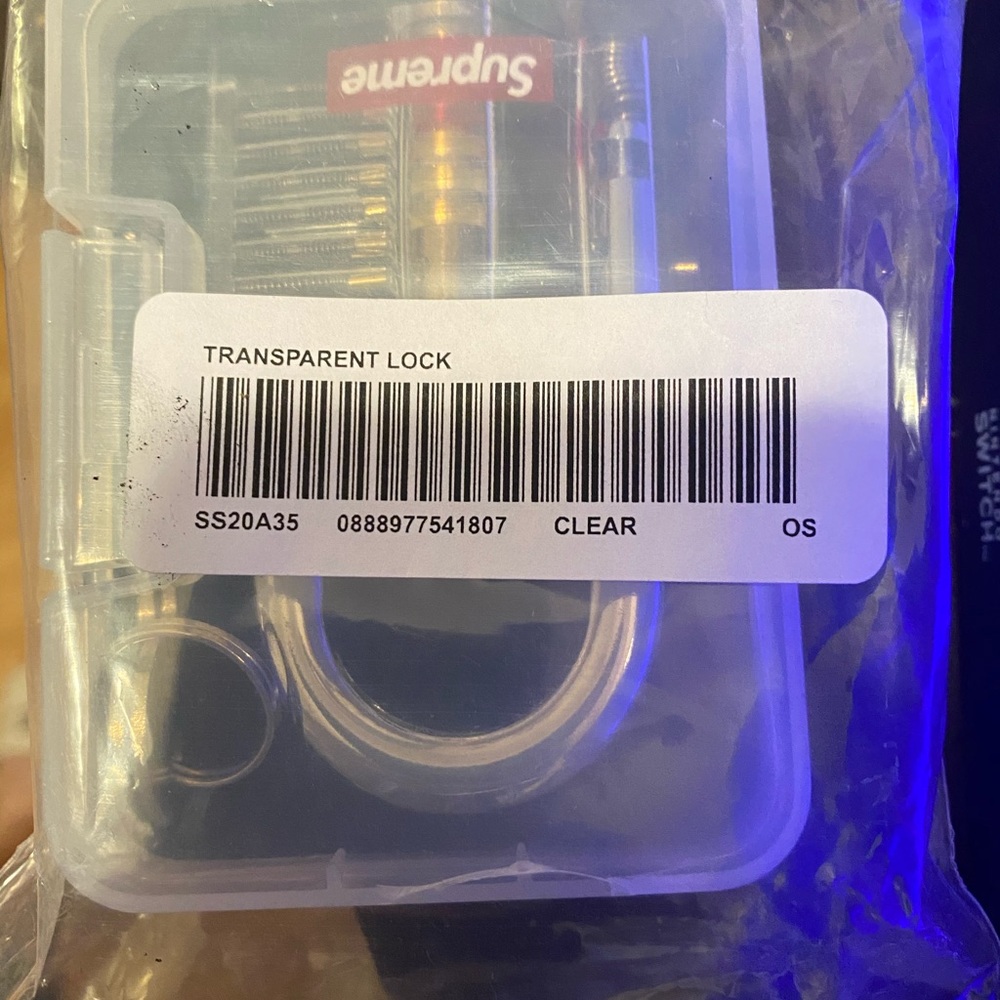 Supreme Transparent Lock - Picture 3 of 3